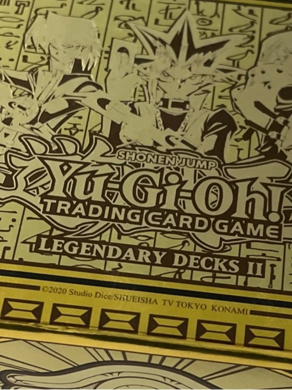 Yu-Gi-Oh! Legendary Decks II Collector Box - Gold/UNOPENED PACKS